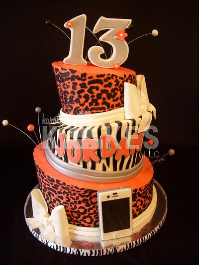 13th Birthday - Cake by Karolyn's Kakes, LLC