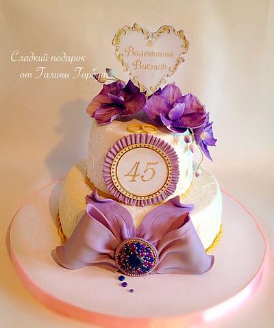 orchids - Cake by Galinasweet