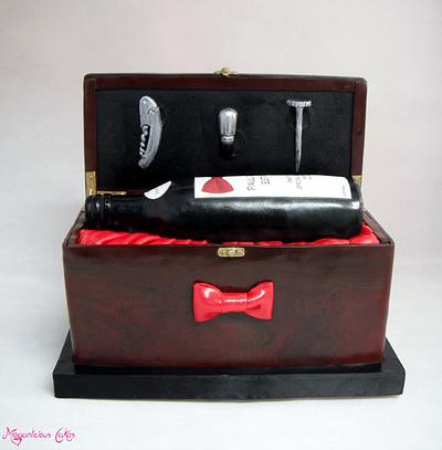 Wine Box - Cake by Meganlicious Cakes
