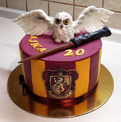 Hedwig - The owl from Harry Potter - Cake by Majka Maruška