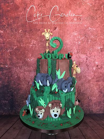 In the jungle..... cake - Cake by Cake Garden 