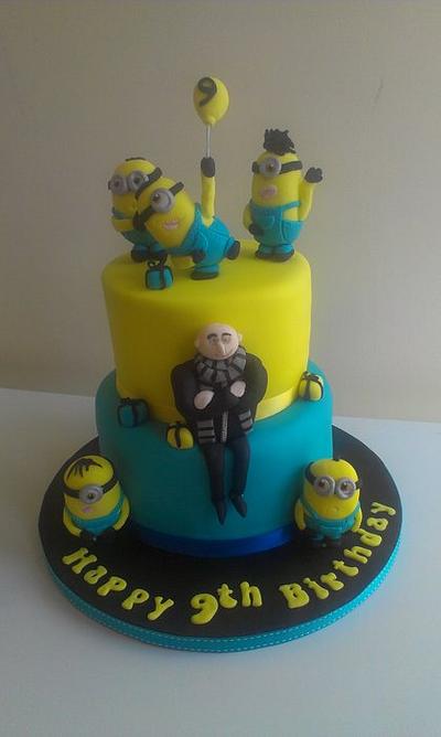 Despicable me birthday cake. - Cake by Amy
