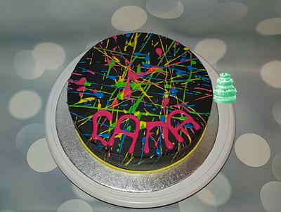 Splash cake - Cake by Pluympjescake