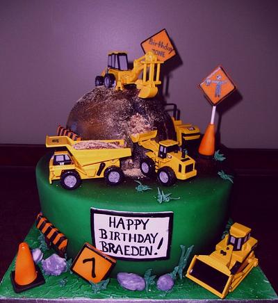 construction zone - Cake by Sarah Myers