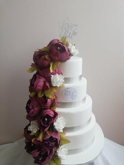 Wedding cake - Cake by ElizabetsCakes