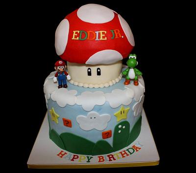 Mario Cake  - Cake by Jewell Coleman