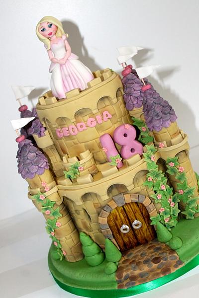 Princess castle - plus you tube tutorial - Cake by Zoe's Fancy Cakes