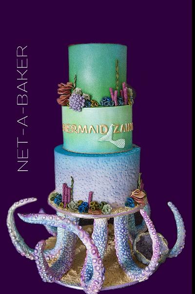 Little mermaid wedding cake! - Cake by henazaina