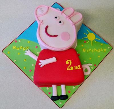 Peppa Pig Birthday Cake - Cake by T cAkEs