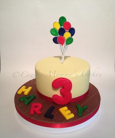 Balloons - Cake by CraftyMummysCakes (Tracy-Anne)