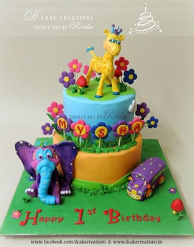 GiggleBellies Theme Birthday Cake - Cake by D Cake Creations®