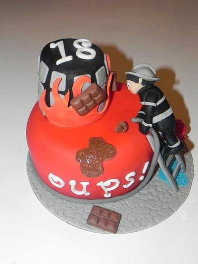 cake pompier - Cake by cendrine