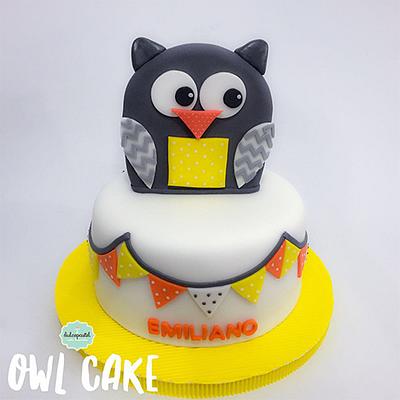 Torta Búho - Owl Cake - Cake by Dulcepastel.com