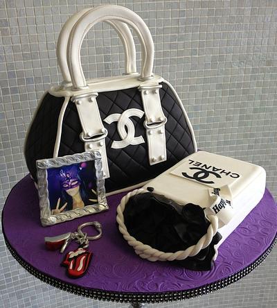 Chanel Purse cake - Cake by Over The Top Cakes Designer Bakeshop