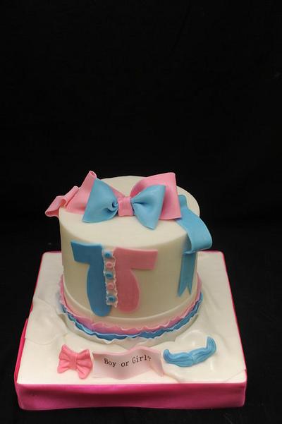 Baby Reveal Cake  - Cake by Sugarpixy