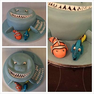 Bruce, nemo & Dory - Cake by Bert's Bakes