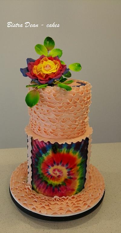 Tie dye cake  - Cake by Bistra Dean 