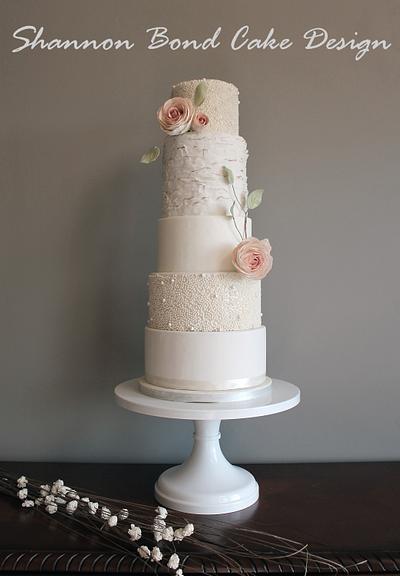 Sweet Romance Wedding Cake - Cake by Shannon Bond Cake Design