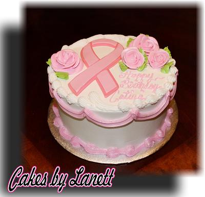Breast Cancer Cake - Cake by Lanett