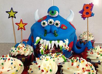 When monsters go bad - Cake by CakesbyCorrina