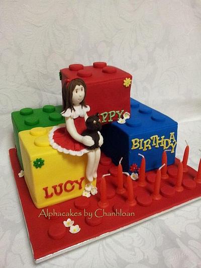 Lego cake - Cake by AlphacakesbyLoan 