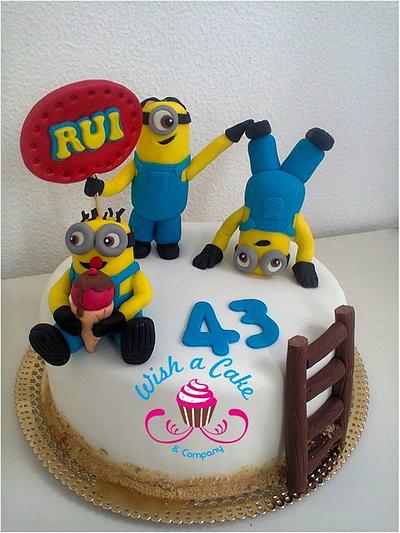 Minions' Cake  - Cake by Sara - WISH A CAKE & Company