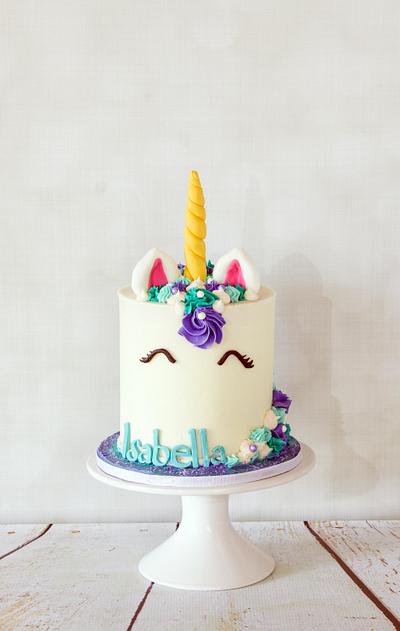 Rainbow Unicorn - Cake by Anchored in Cake
