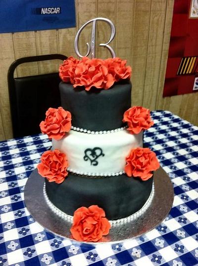 Step-daughter's wedding cake - Cake by Shelly Vance