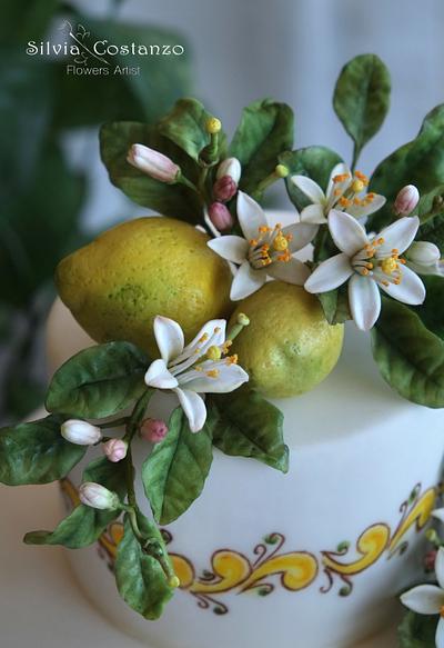 Lemons and Zagara flowers - Cake by Silvia Costanzo
