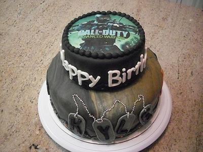 Call of Duty Birthday Cake - Cake by Ms. Shawn