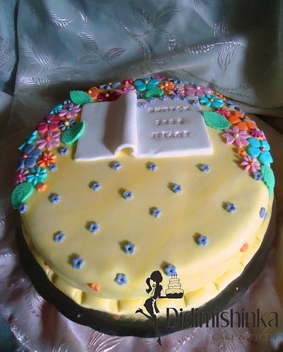 "Cake and Book" - Cake by Delyana