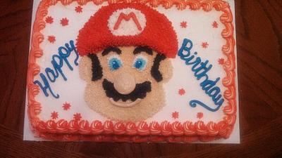 Mario - Cake by Teresa Coppernoll