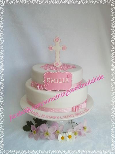 Pink Communion Cake - Cake by .