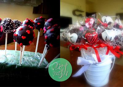 Cake pop bouquet - Cake by Mishmash