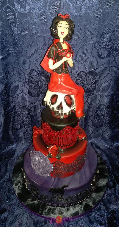  Gothic Snow White cake - Cake by Natascia ciuffatelli