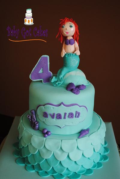 Mermaid Two Tier - Cake by Baby Got Cakes