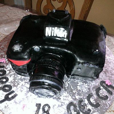 Nikon Camera Cake - Cake by Rosey Mares