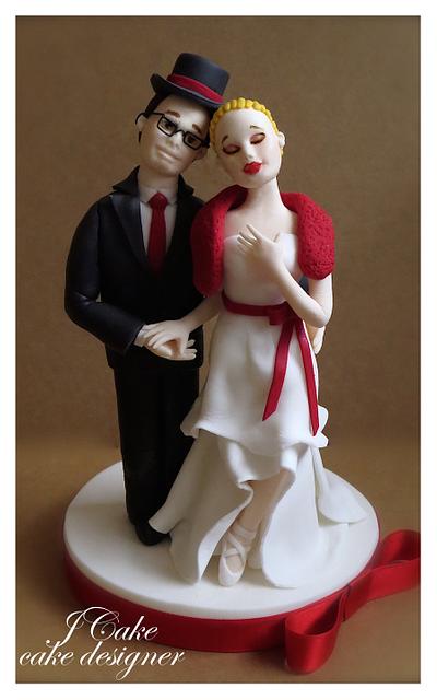 winter wedding - Cake by JCake cake designer