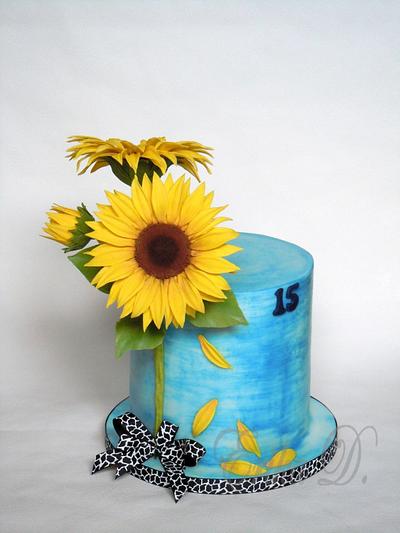 sunflower - Cake by Derika