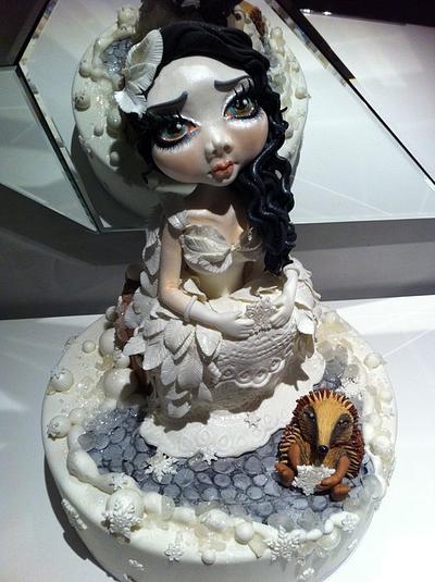 The Angel and the Hedgehog - Cake by Sophia  Fox