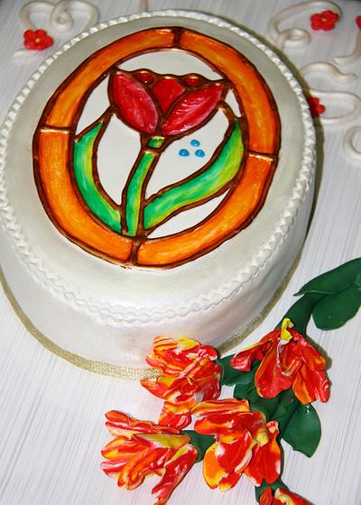 Stained Glass - Cake by Sweetz Cakes