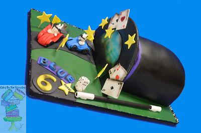 Magician Top Hat With Racing Bunnies!  - Cake by Yari 