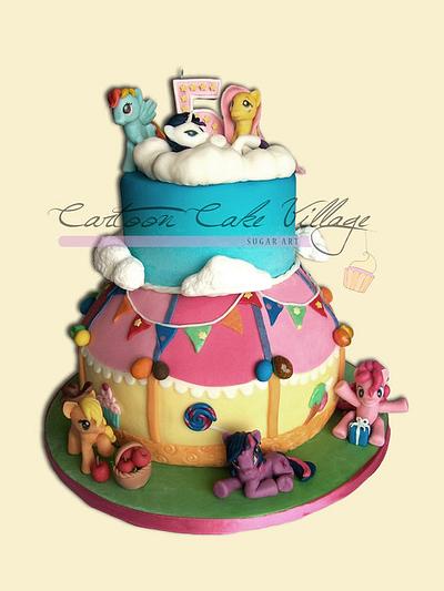 My little pony - friendship is magic - Cake by Eliana Cardone - Cartoon Cake Village