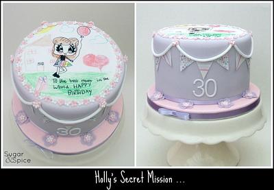 Holly's Secret Mission ... - Cake by Sugargourmande Lou