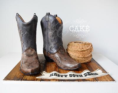 There's a cake in my boots! - Cake by cindyscakecreations