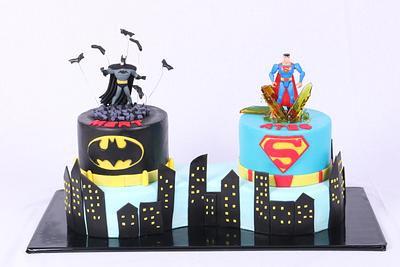 Batman vs Superman - Cake by SINEM DEMIREL