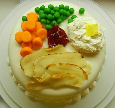 Thanksgiving Dinner cake - Cake by Ronna