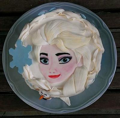 Elsa cake - Cake by cheeky monkey cakes