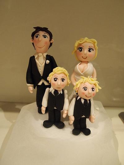 Personalised Wedding Cake Toppers - Cake by Katie Rogers