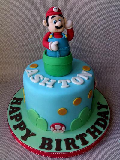 Super Mario Themed Cake - Cake by Dollybird Bakes